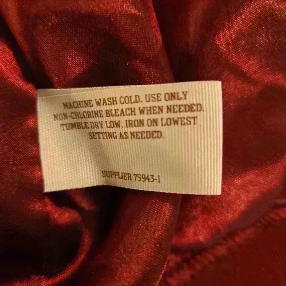 Arizona Jean Company Womens Y2K 2000s Satin Bomber Jacket Maroon Size Large - Picture 9 of 11